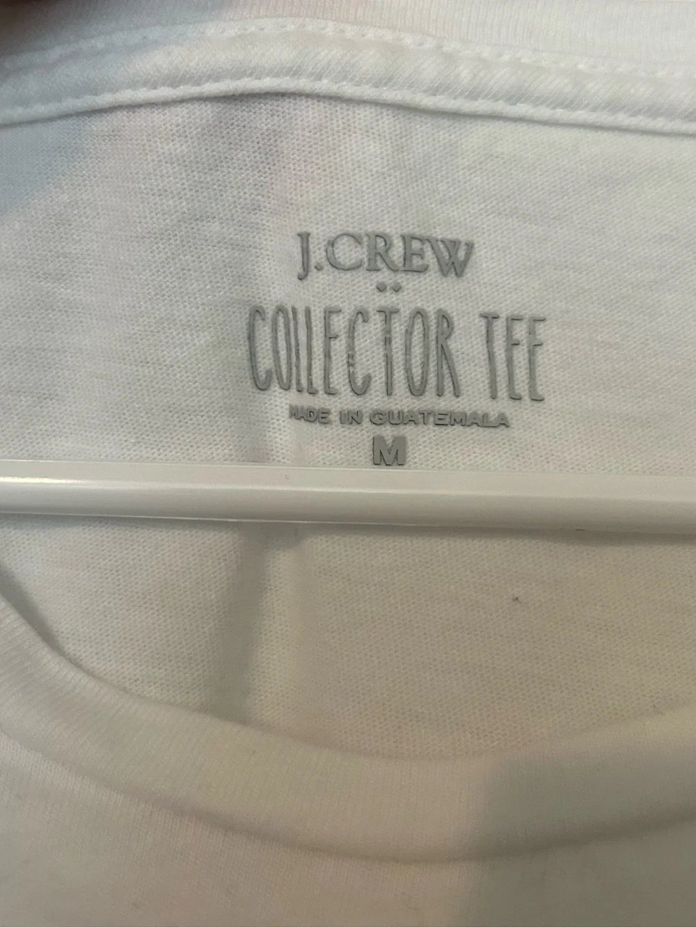 J.Crew White 'Cheers!' Graphic Collectors Tee with Gold Print Size M